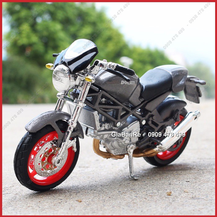 XE MÔ HÌNH 1:18 DUCATI MONTER S4 - MAISTO - 88051