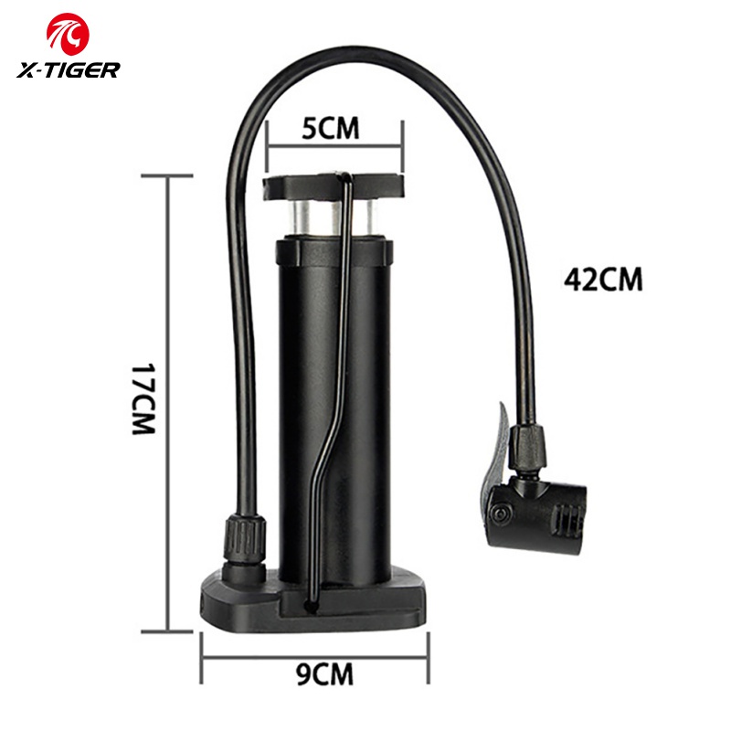Bơm Xe Đạp X-TIGER Mini Van Presta &amp; Schrader Di Động Tiện Dụng