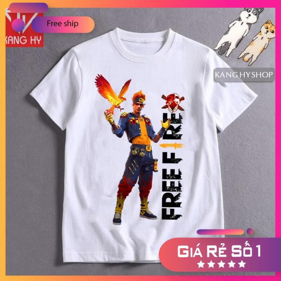 BÁN CHẠY Áo Thun Free fire Nhân Vật ALVARO Vải Cotton 4 Chiều F141 - ADT Store