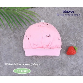 [DS046 MÀU] Mũ sơ sinh bo tròn Dokma cho bé