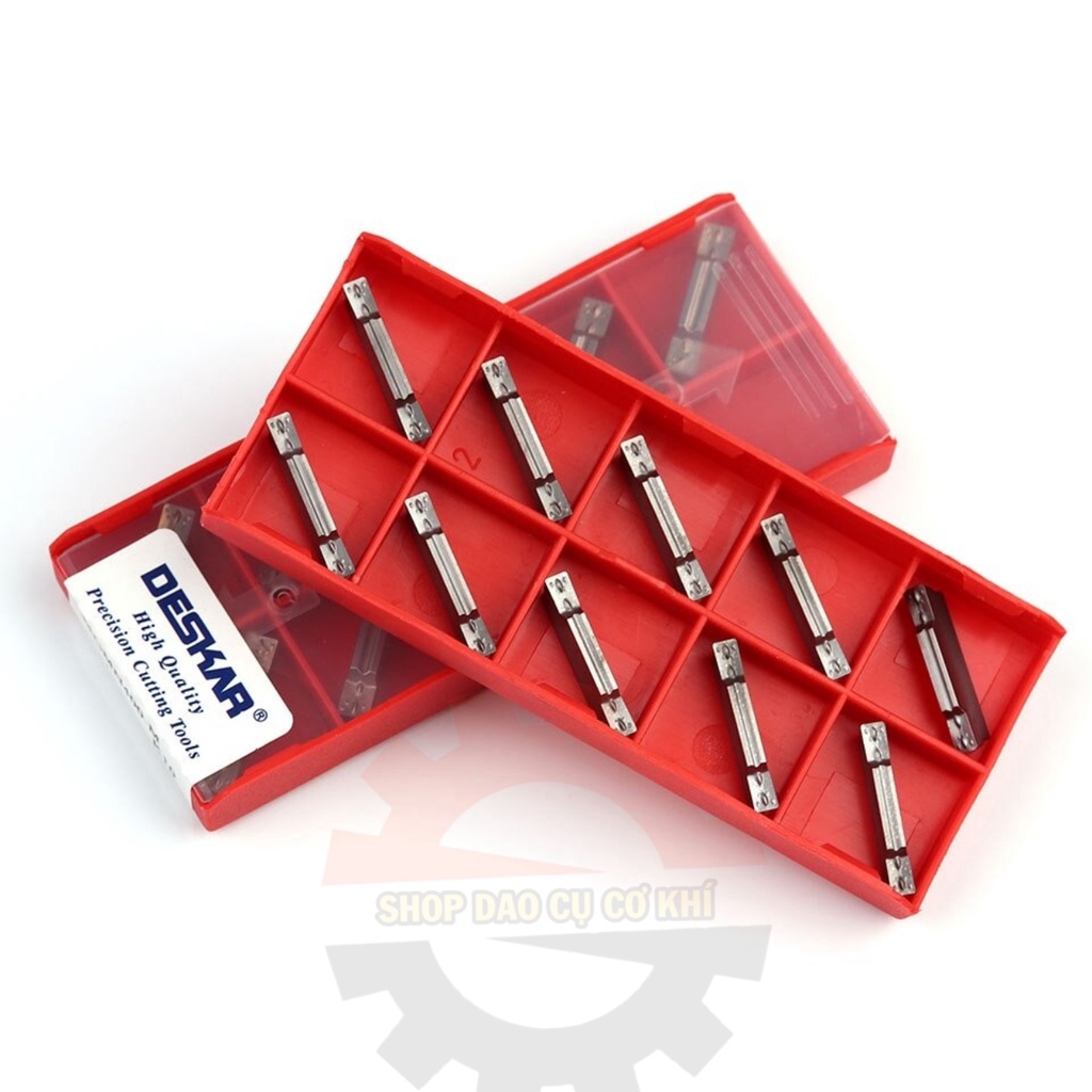 Cán dao cắt rãnh trong dùng để lắp mảnh chíp cắt đứt 2ly, 3ly, 4ly đầy đủ kích thước thông dụng