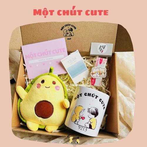 Set quà tặng Cốc Một Chút Cute dành cho người yêu dịp Sinh nhật, Valentine,6/4,giáng sinh,20/10,8/3