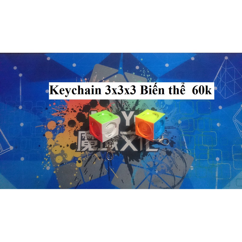 Keychain Biến thể 3x3x3.