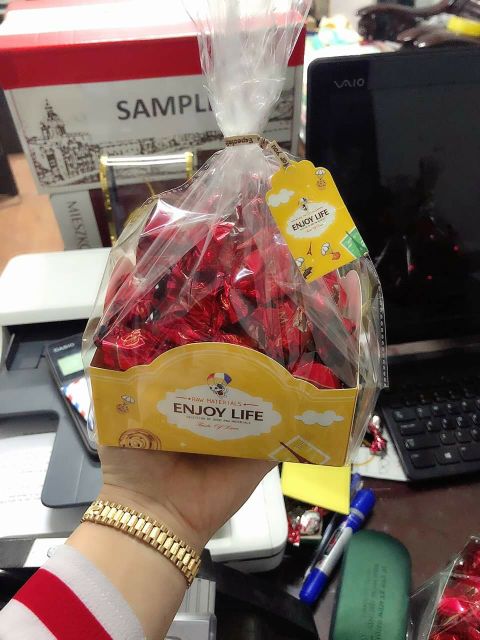 Túi cookies kèm đế( 100 cái)