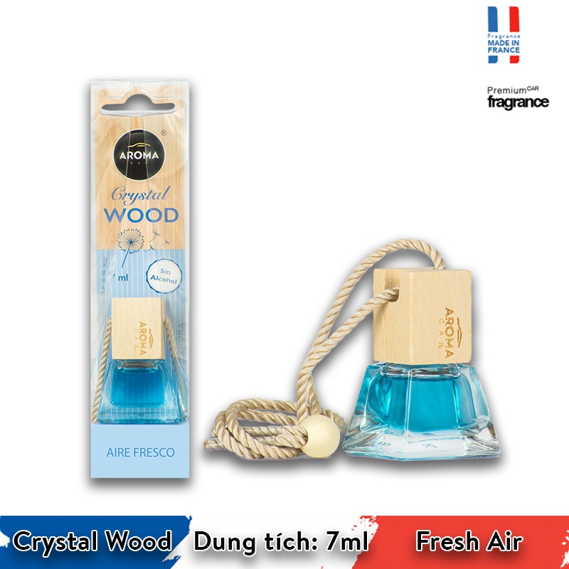 [ Nhiều mùi ]Tinh dầu treo Aroma Car Crystal Wood 7ml