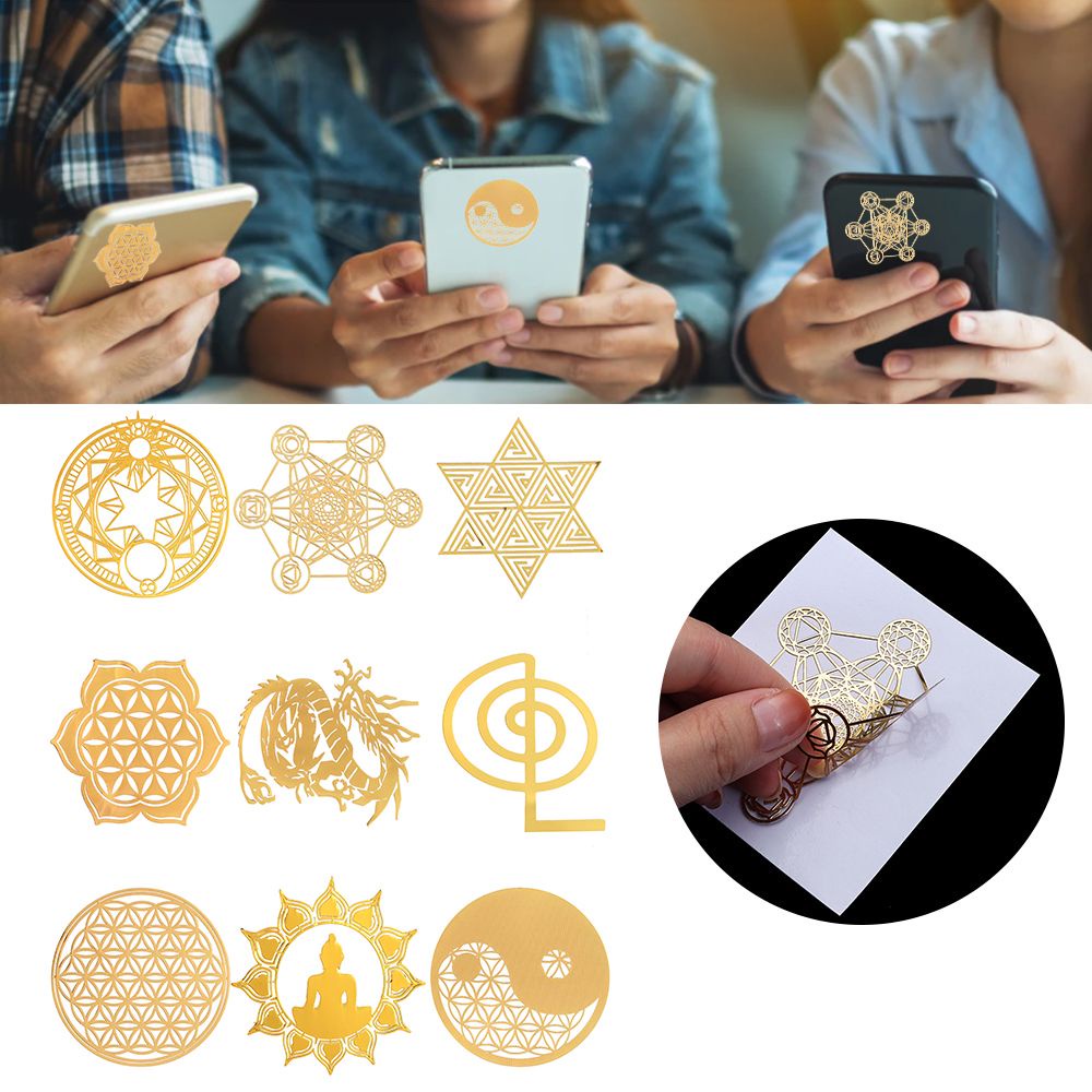 Miếng Dán Bằng Đồng Kim Loại Họa Tiết Hoa/Hình Học Dùng Trang Trí DIY|Khuôn Làm Trang Sức Thủ Công Bằng Vật Liệu Epoxy Màu Sắc