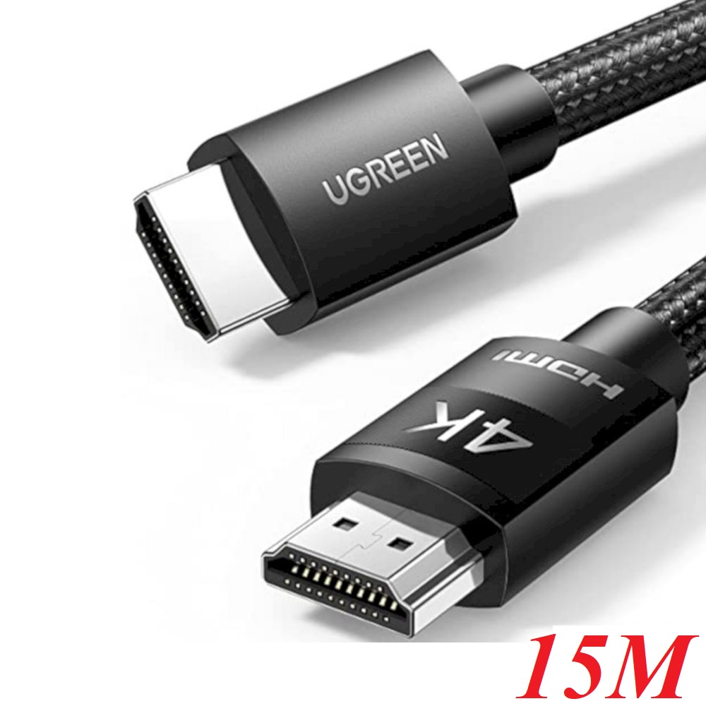 Ugreen 40105 15M 4K 60Hz màu đen Cáp hdmi HD119