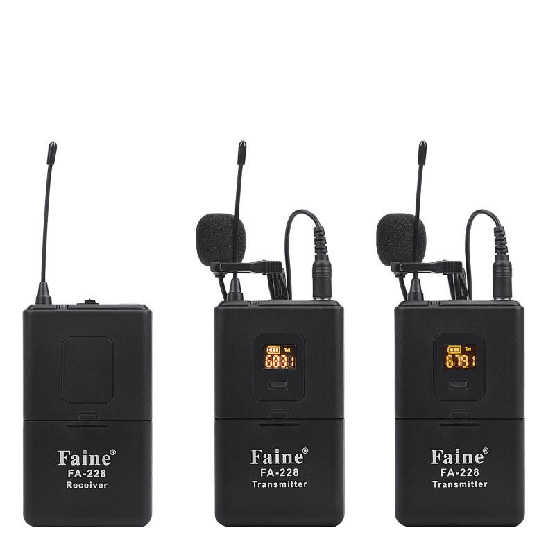 Faine FA-228 K2 - Micro Không Dây VHF Cho Máy Ảnh