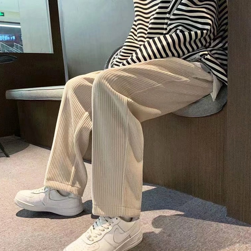 Quần ống rộng thời trang Hàn Quốc cho nam và nữ