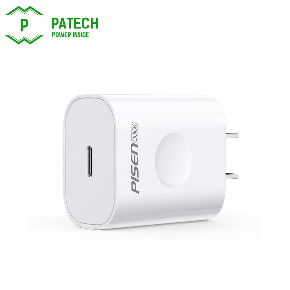 Sạc PISEN Quick Type-C Wall Charger (PD3.0/18W) - Hàng Chính Hãng