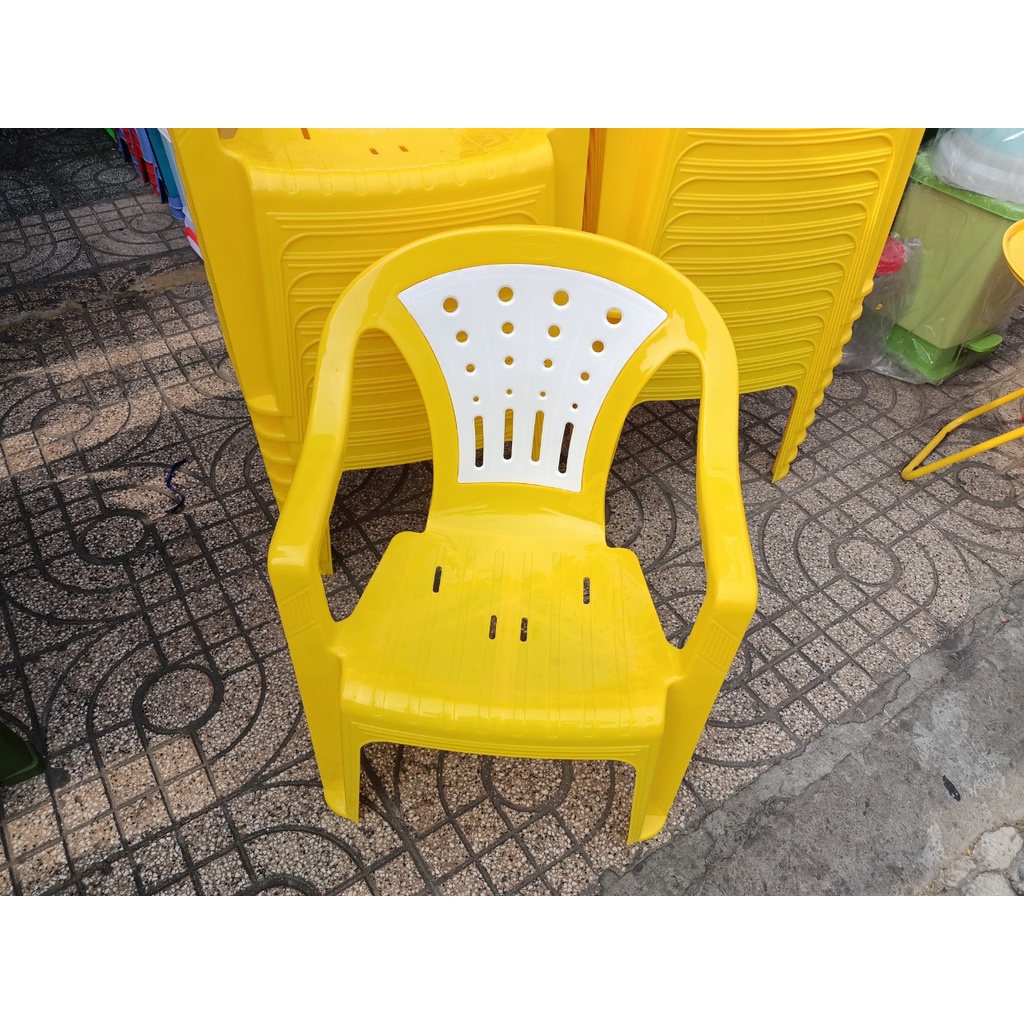 GHẾ NHỰA BÀNH CAFE LƯNG TRẮNG