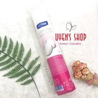 Bông Tẩy Trang Siêu Mềm Deep Fresh Cotton Pads 150 psc