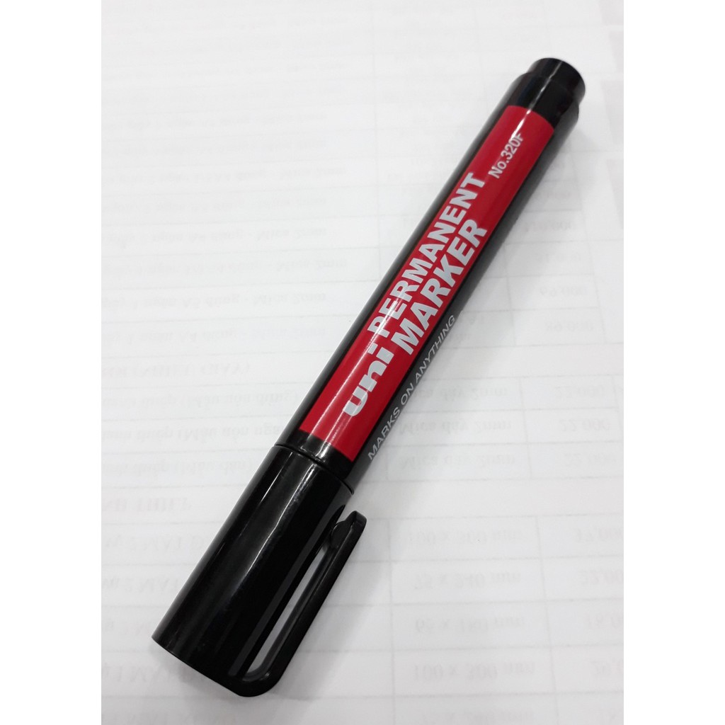 Bút lông dầu đầu tròn Uni Mitsubishi 320F nét 1-3mm Permanent Marker Pen