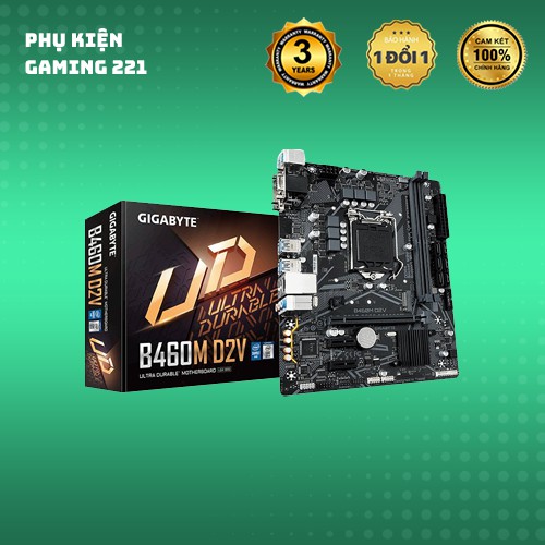 Mainboard Gigabyte B460M D2V - Hàng Chính Hãng