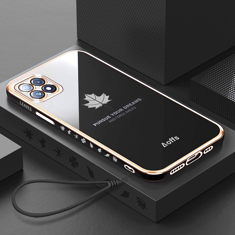Ốp Điện Thoại Mềm Họa Tiết Lá Phong Cho OPPO A72 5G 4G