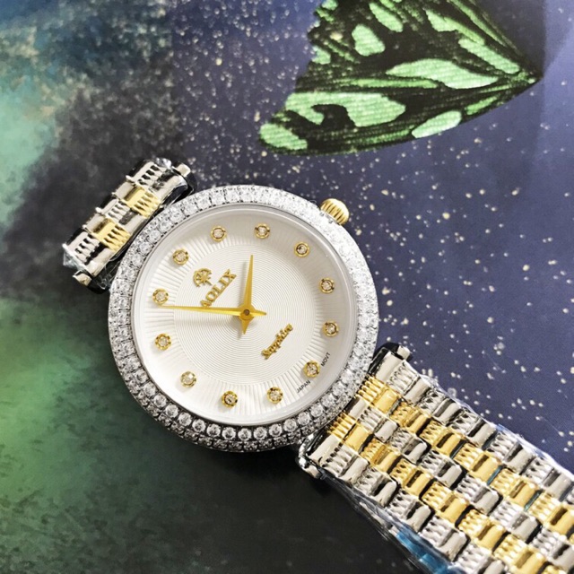 Đồng hồ Aolix nữ đính đa hàng pull box chính hãng