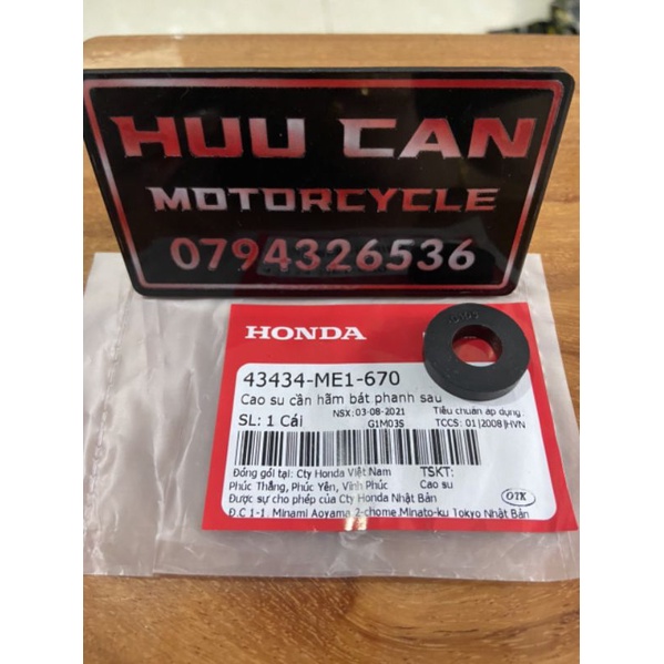 Cao su cần hãm bát phanh sau HONDA dùng chung nhiều dòng xe