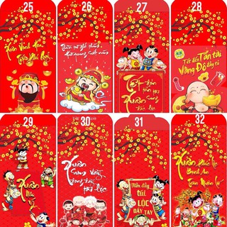 COMBO 10 BAO LÌ XÌ 2019 CỰC ĐẸP