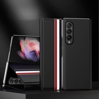 Dành Cho Samsung Galaxy Z Fold 6 Gấp 5 Gấp 4 Gấp 4 Chống Va Đập Chân Đế Bao Da Bảo Vệ Toàn Diện Đựng Thẻ