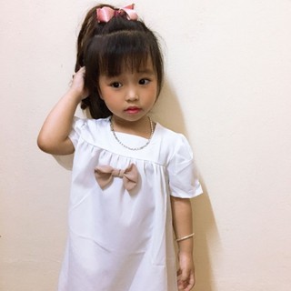 Đầm tiểu thư tay phồng cho bé