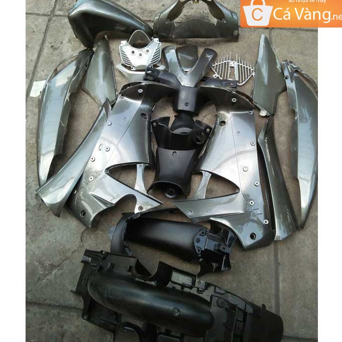 Áo nhựa xe FUTURE NEO 125- nhựa TRẮNG cao cấp màu XÁM