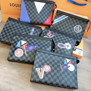 Ví cầm tay LV sẵn ạ fullbox