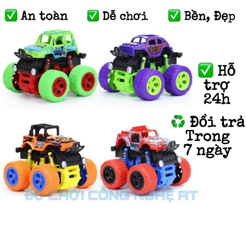 XE Ô TÔ ĐỊA HÌNH BÁNH ĐÀ CHẠY BẰNG LỰC QUÁN TÍNH CHẤT LIỆU NHỰA ABS AN TOÀN CHO BÉ TỪ 3 TUỔI
