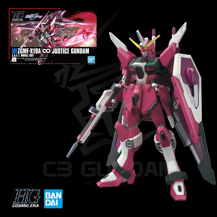 MÔ HÌNH GUNDAM BANDAI HG 231 1/144 ZGMF-X19 INFINITE JUSTICE GUNDAM REVIVE HGSEED HGAC GUNDAM SEED