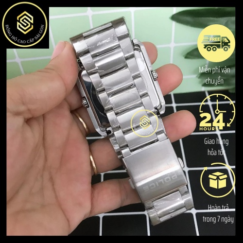 Đồng Hồ Nam Police 5 Kim - 2 Máy , Dây Thép , Size 40mm , 8 Màu