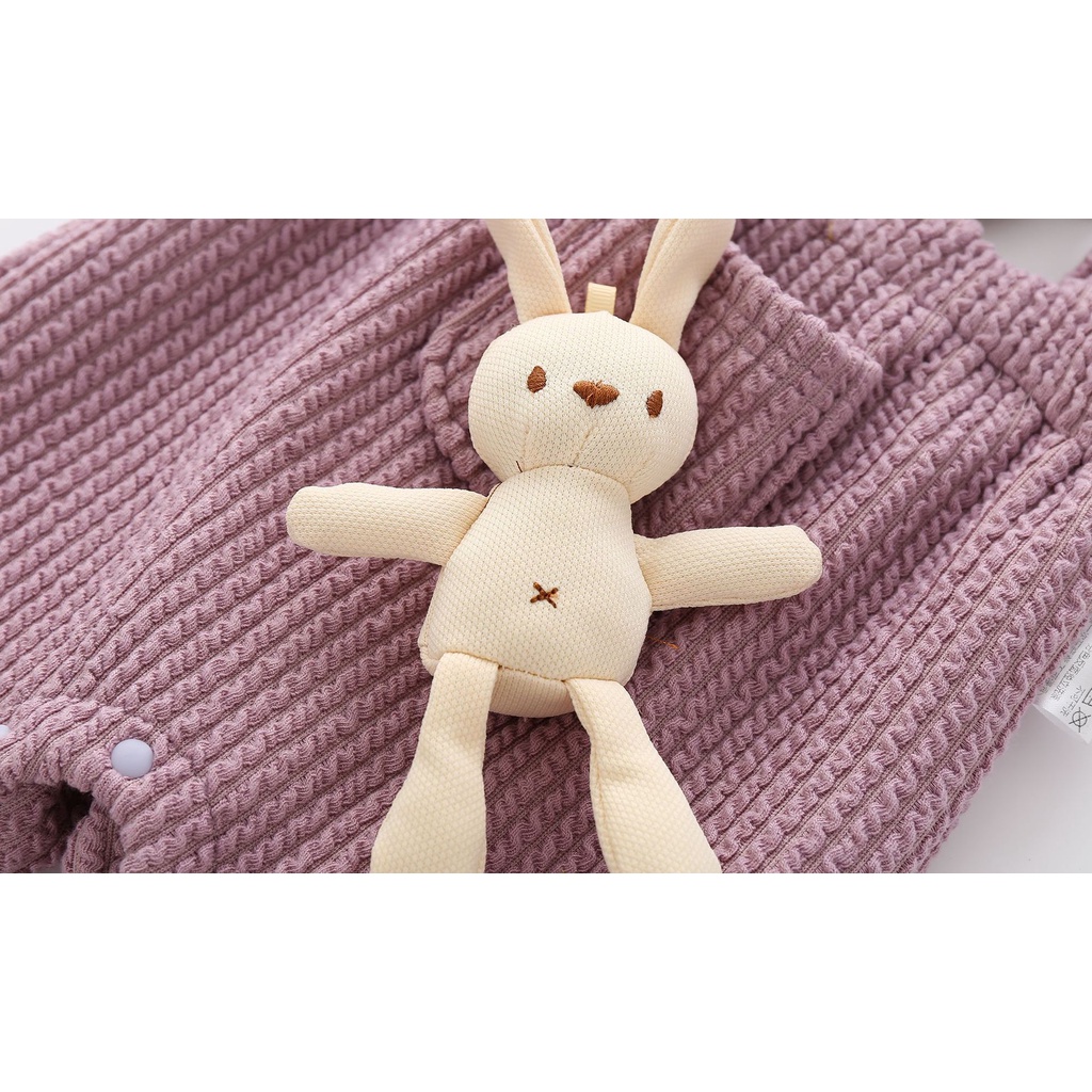 Bộ áo liền quần hai dây dễ thương cho bé gái