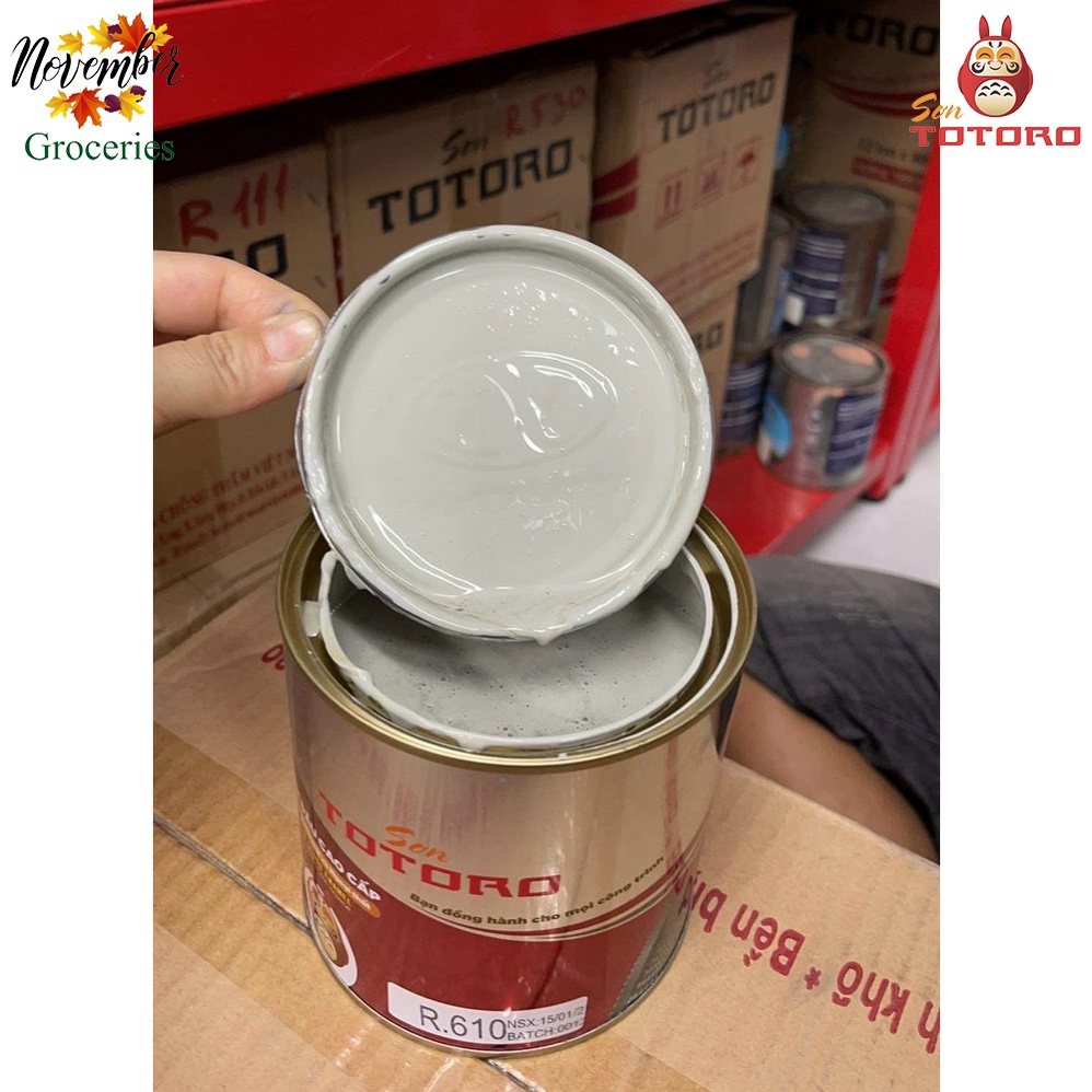 SƠN ALKYD TOTORO VIỆT NHẬT Sơn Dầu Cao Cấp Cho Mọi Công Trình Hộp 800G – Tông Màu Lợt