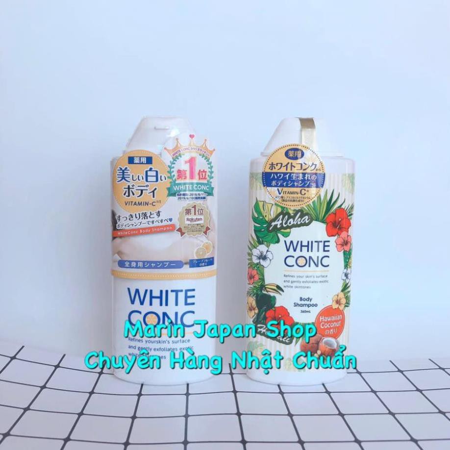 (Chuẩn Nhật) Bộ dưỡng trắng da Body trọn bộ white ConC nhật bản