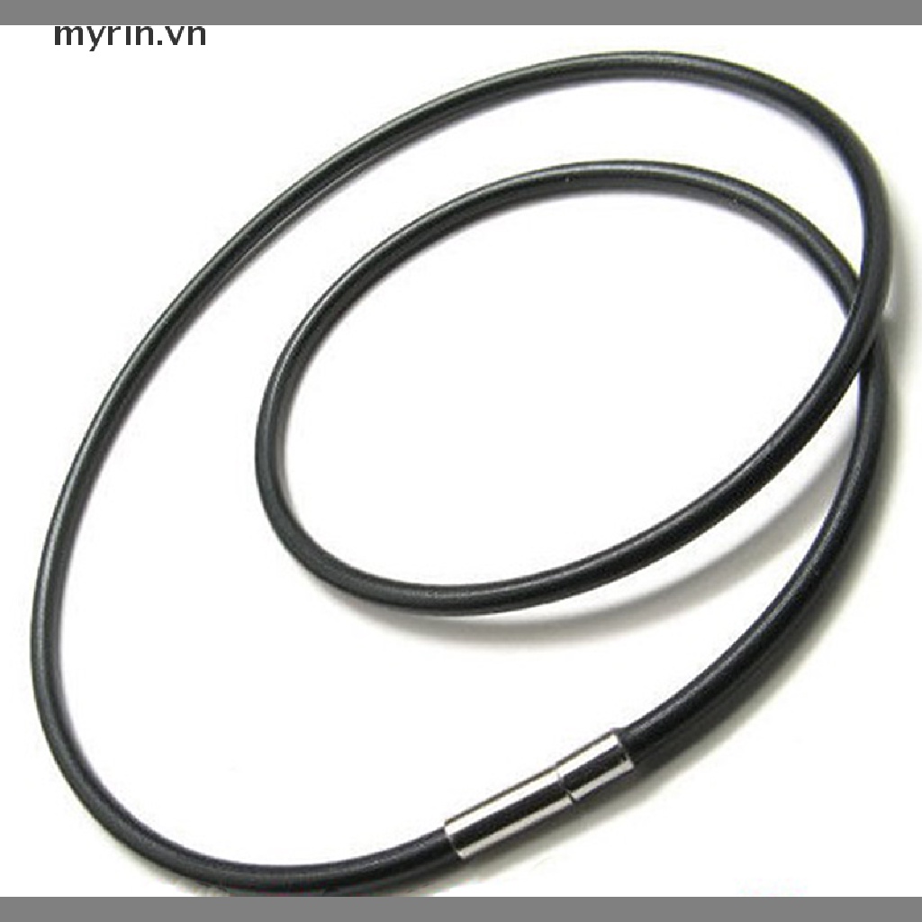 1 Vòng cổ Da Bò Có Khóa Inox Thời Trang Cho Nam