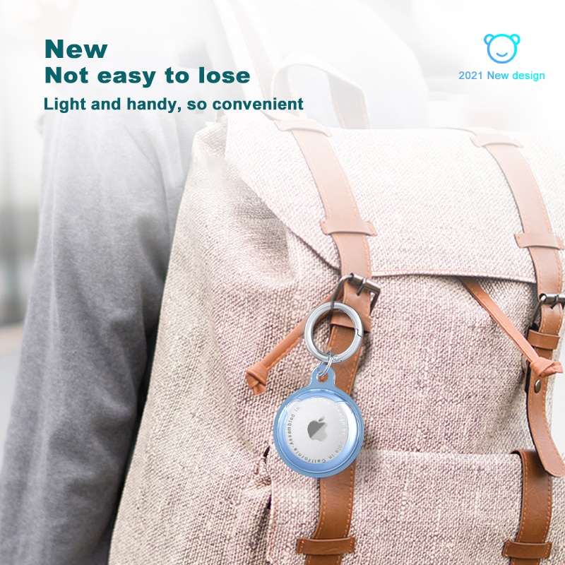 TPU Protective Case For Airtag Cover Hangable Keychain Locator Tracker Cover For airtags Case | BigBuy360 - bigbuy360.vn
