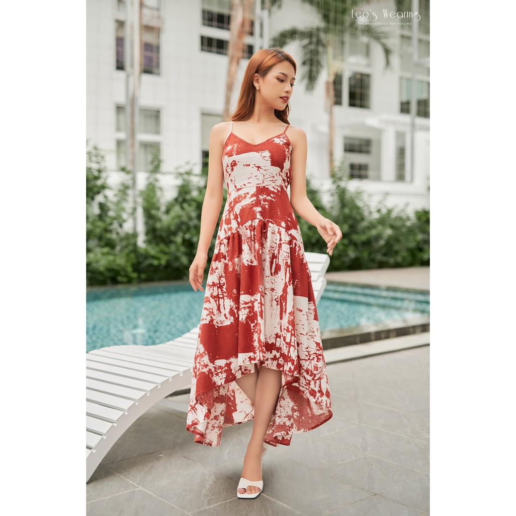 A97 ˗ ĐẦM LINEN BỘT PREMIUM HỌA TIẾT LOANG | BigBuy360 - bigbuy360.vn