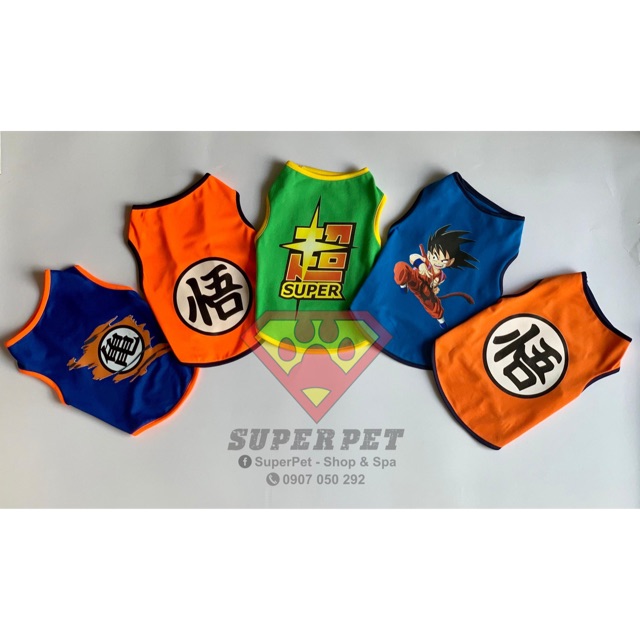 ÁO THÚ CƯNG IN HÌNH SONGOKU SIÊU XINH GIÁ RẺ ĐỒNG GIÁ XXS - L