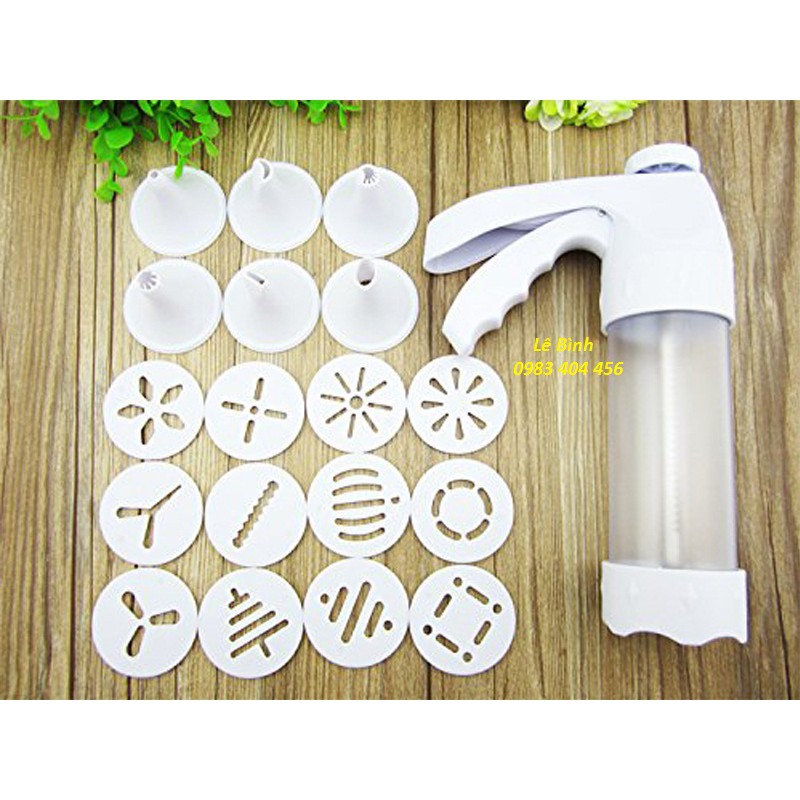 Bộ cookie press nhựa