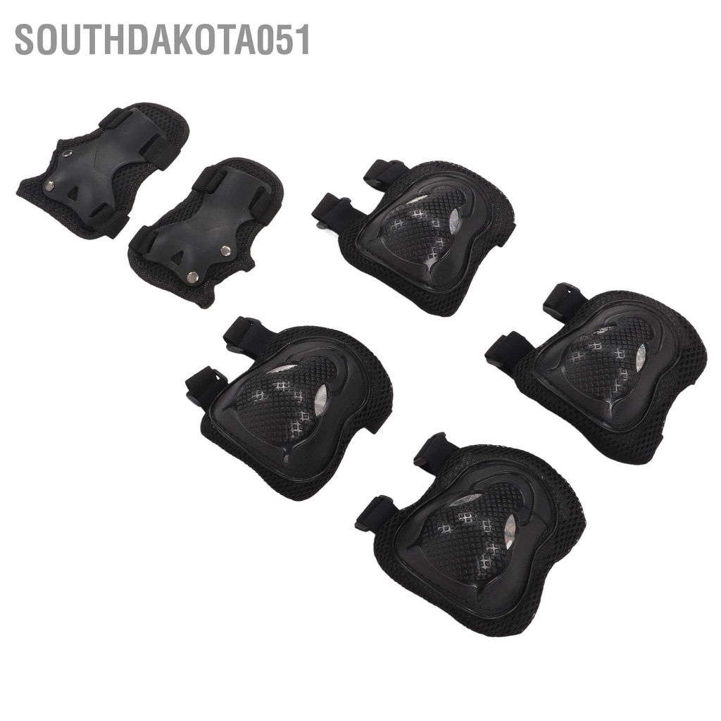 Bộ phụ kiện bảo hộ chân tay chơi thể thao trượt patin dành cho người lớn trẻ em trên 6 tuổi