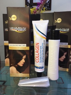 Nhuộm tóc phủ bạc Hello Color