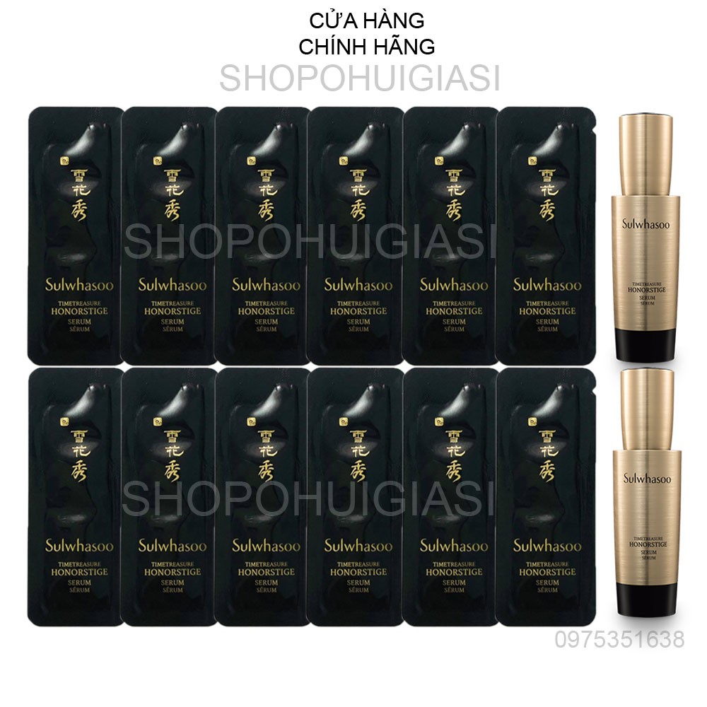 [Hiếm] Gói tinh chất sâm đen trẻ hóa da trả lại làn da không tuổi chỉ sau ần Sulwhasoo Timetreasure Honorstige Serum