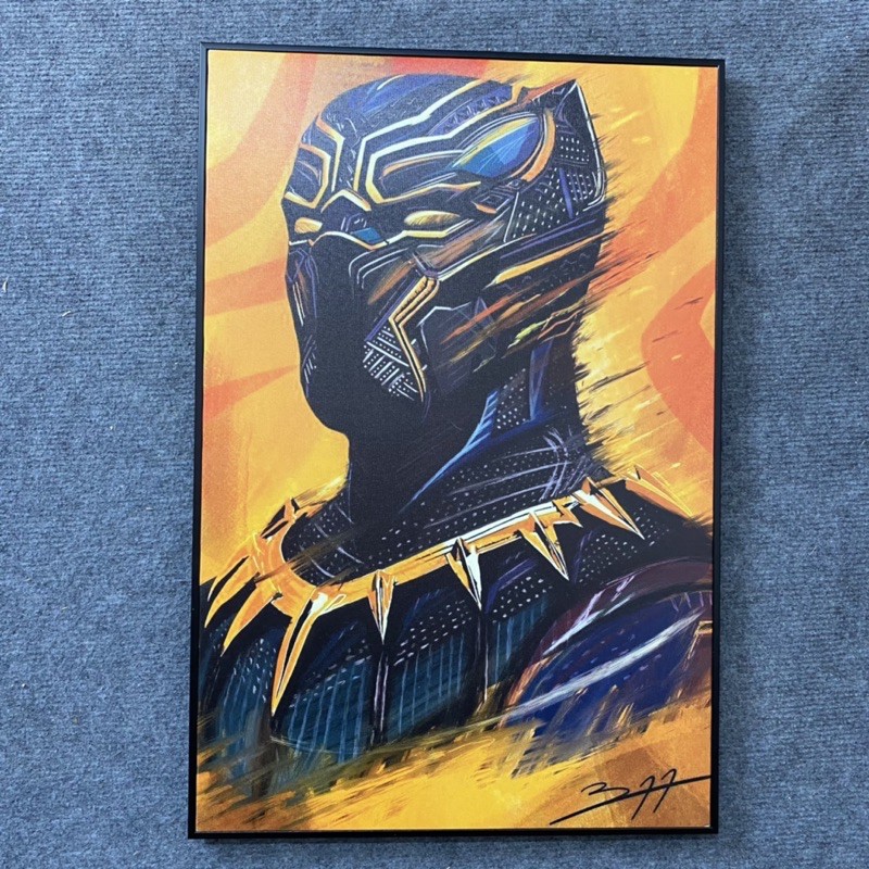 Tranh Black Panther Báo Đen Marvel Trang Trí Phòng Cực Đẹp