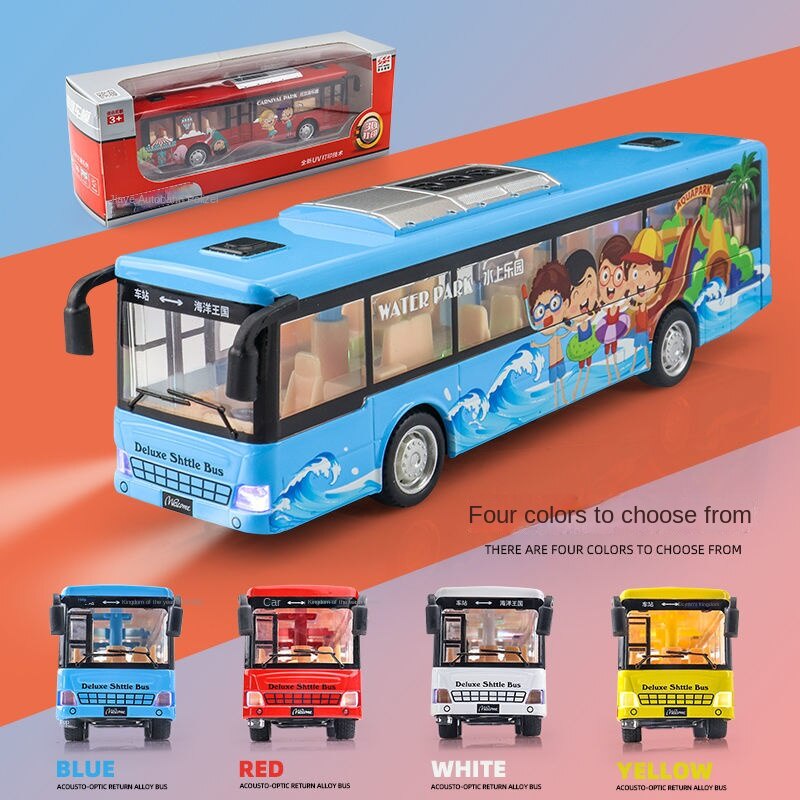 Đặc Biệt⚡Mô Hình Xe Buýt Hai Tầng Bằng Hợp Kim Độc Đáo