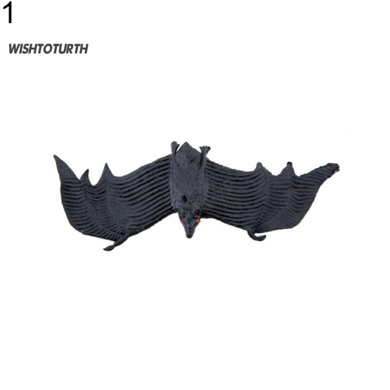 Con dơi giả ,phụ kiện mô hình trang trí halloween
