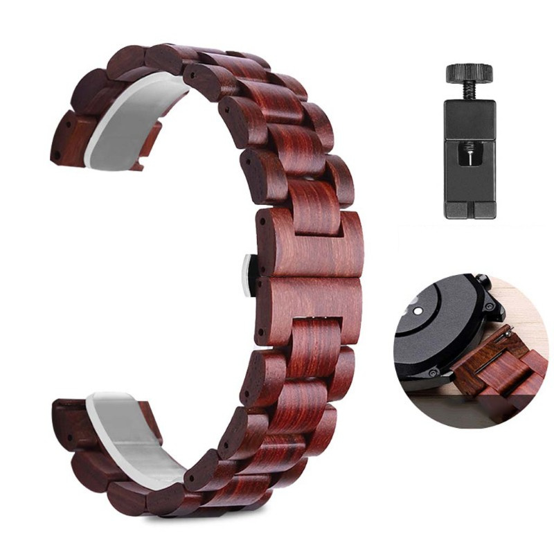 Dây Đeo Tay 20mm 22mm Bằng Gỗ Cho Đồng Hồ Thông Minh Huawei Watch - Gt For - Huami 1 / 2 / Gtr / Youth Edition 3 Gear S3