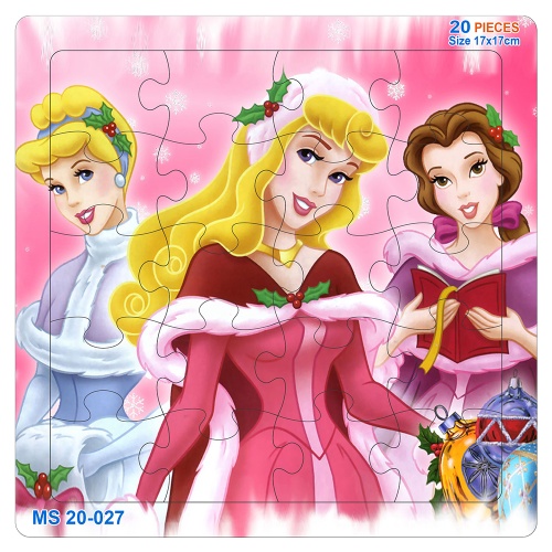 SET 04 BỘ TRANH XẾP HÌNH CÔNG CHÚA XINH ĐẸP - 20 MẢNH GHÉP / GHÉP HÌNH SIÊU THÔNG MINH