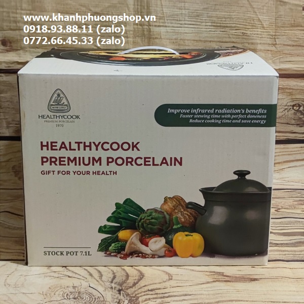 Nồi Sứ Dưỡng Sinh Minh Long Healthy Cook Hathor 7.1 L