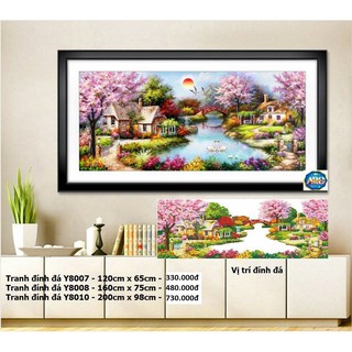 Tranh đính đá Tổ ấm hạnh phúc Y8010-200x98cm