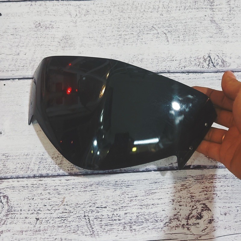 Mão gắn ốp đầu xe Wave, Wave anpha, Wave RS, chắn gió Future Neo màu đen bóng