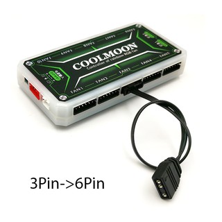 Cáp chuyển đổi tín hiệu LED ARGB 3Pin 5V - 6Pin Coolmoon