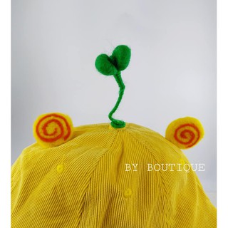 (Ảnh thật) Mũ nón bucket hat mầm cây, vịt Lalafanfan, kì lân, thỏ, hươu, ong nhung đáng yêu